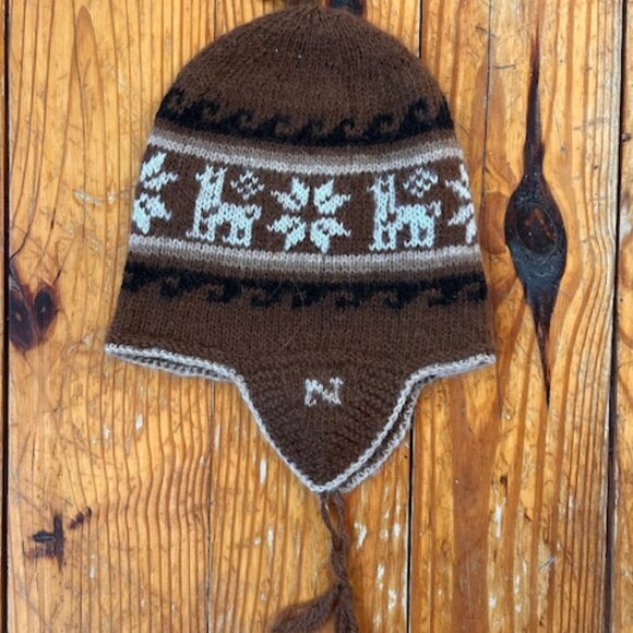Unisex Soft Alpaca Peruvian Ear Flap Knit Hat main image 5